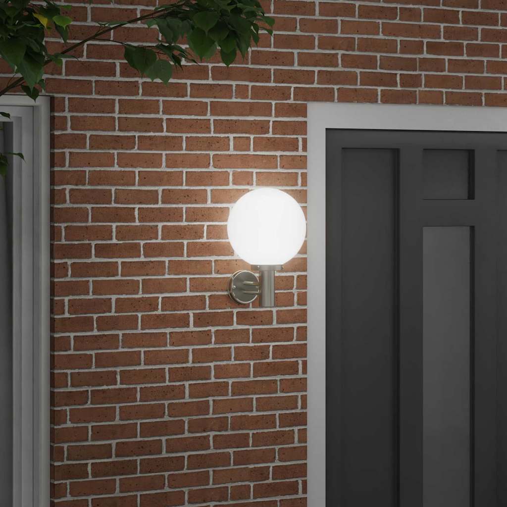 Lampada da parete per esterni Vidaxx argento 28 x 25 x 38 cm