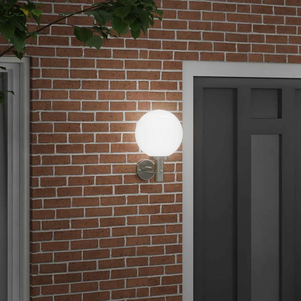 Lampada da parete per esterni Vidaxx argento 28 x 25 x 38 cm