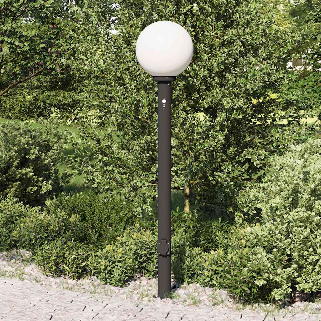 Baliza luminosa Vidaxx con sensor y casquillo 120 cm negro IP44