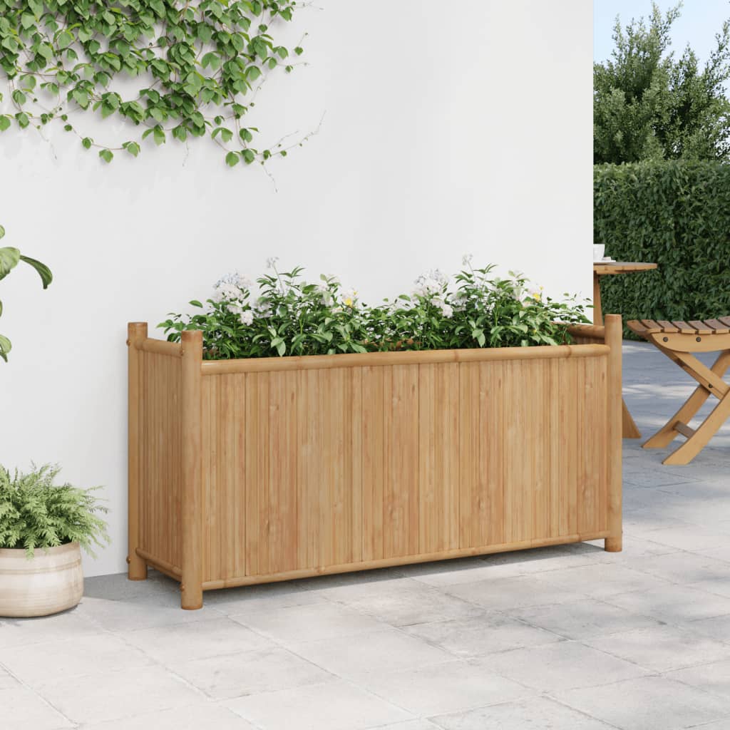 Vidaxl Planning Box 100x30x50 cm de bambú