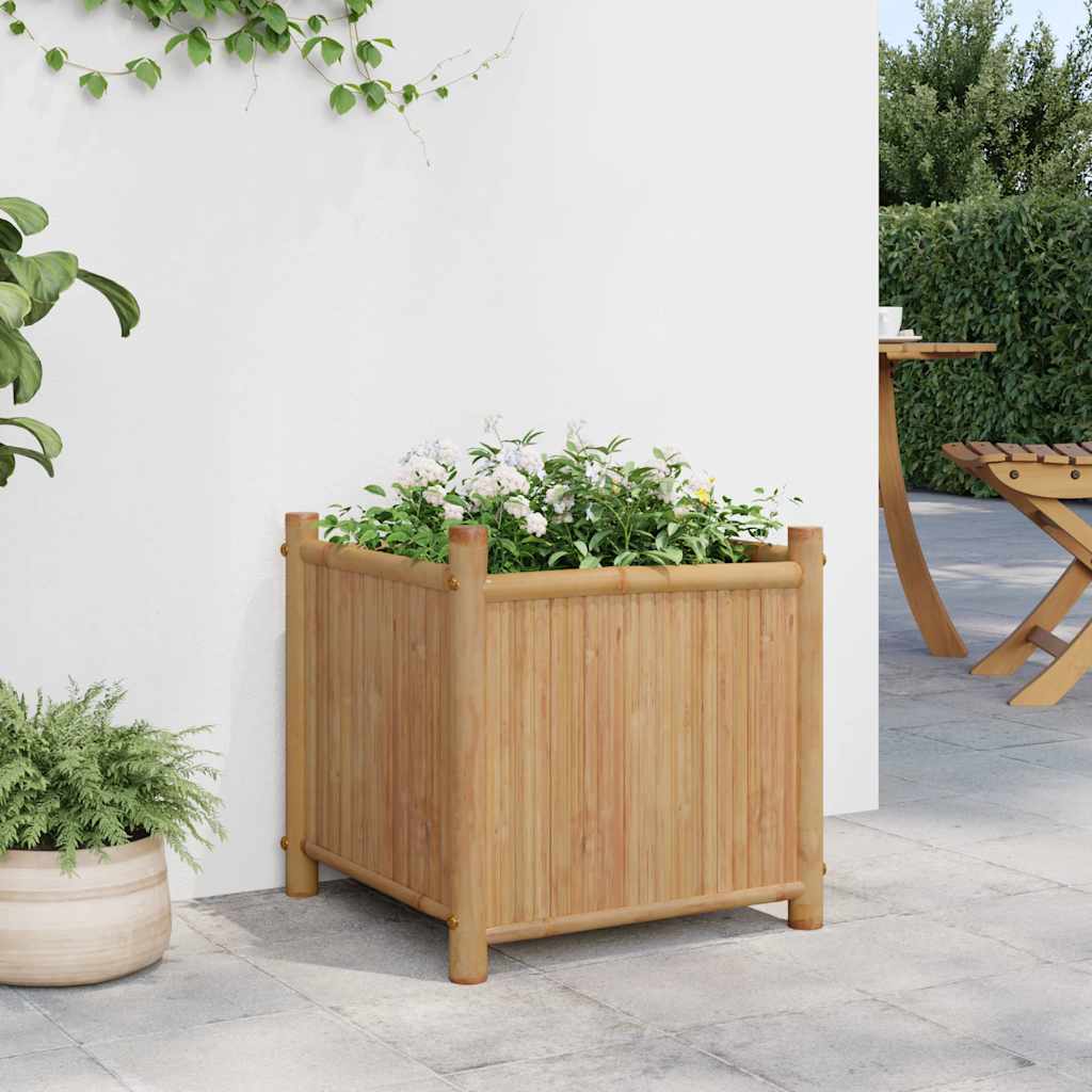 Vidaxl Planning Box 40x40x40 cm Bamboo
