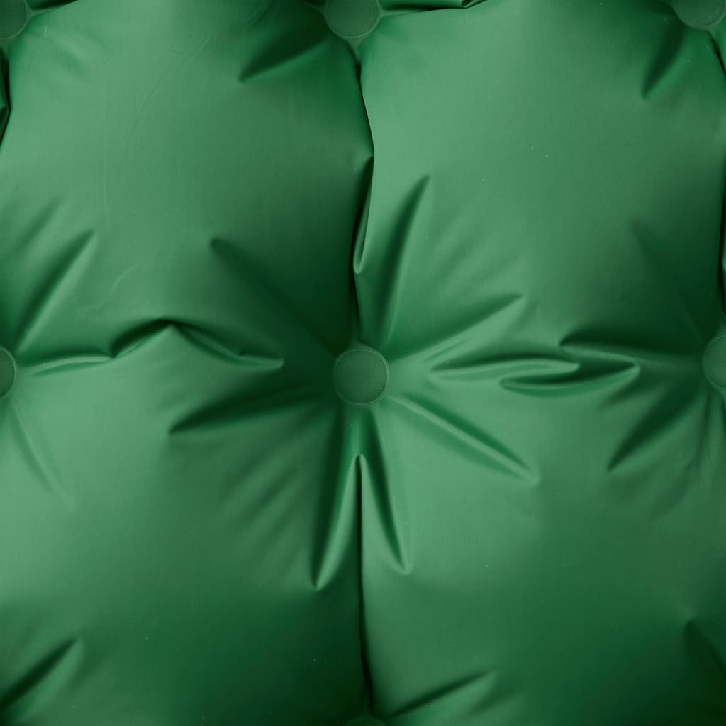 Colchón de campamento de Vidaxl con almohada de vegetación de 1 persona auto-uper