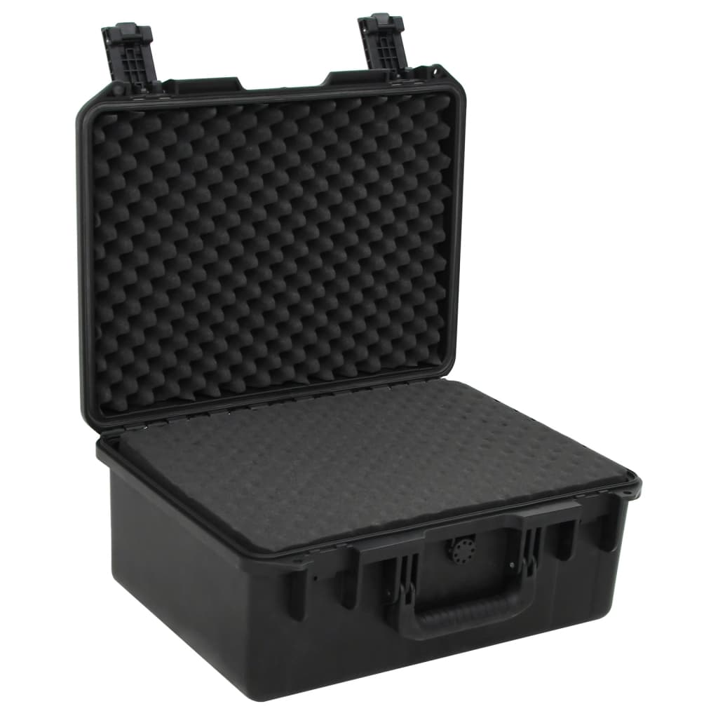 Vidaxl FlightCase portatile 49x38x23 cm pp nero