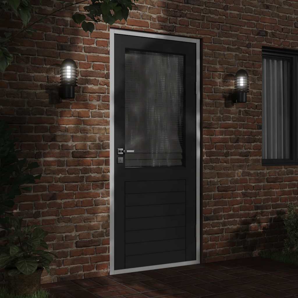 Vidaxl Lámparas de pared al aire libre 2 de acero inoxidable