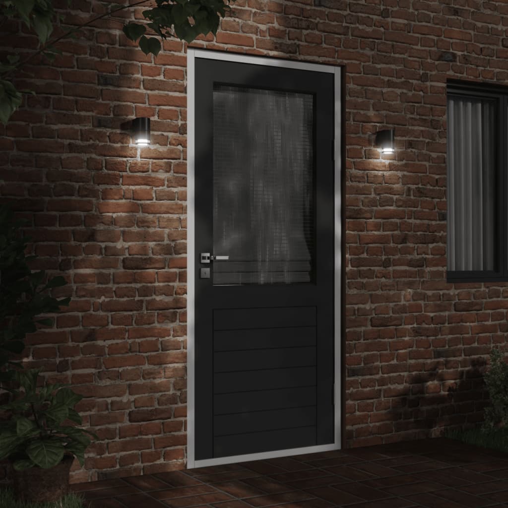 Vidaxl Lámpara de pared al aire libre de aluminio fundido
