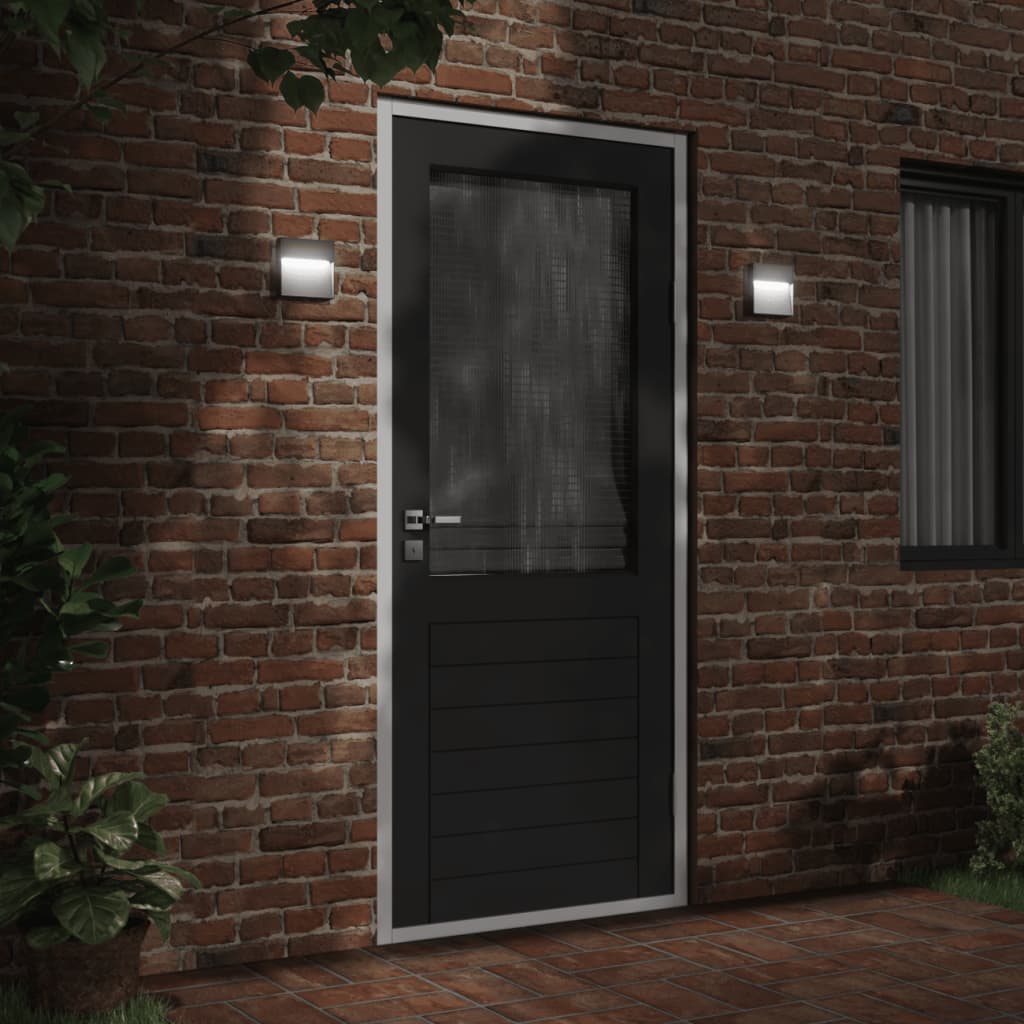 Vidaxl Lampada da parete da esterno LED Cast Alluminio nero