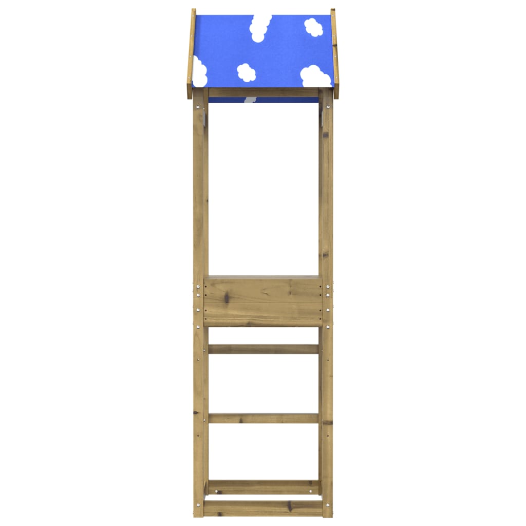 Vidaxl Play Tower 52.5x46.5x195 cm Pine impregnado