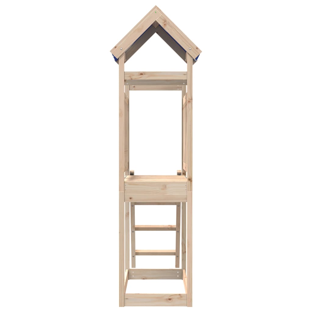Vidaxl Play Tower con scala 110.5x52.5x215 cm Pino solido