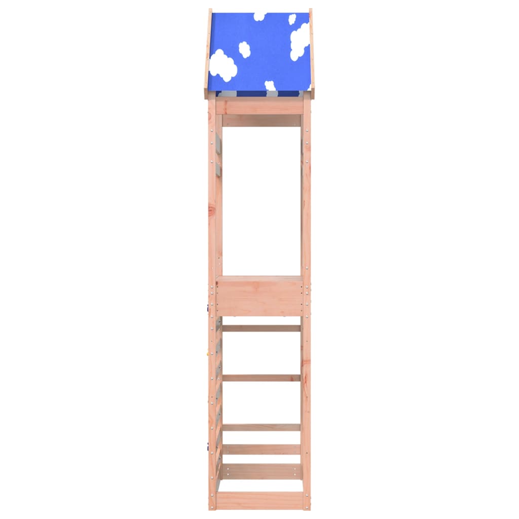 Vidaxl Play Tower con muro di arrampicata 85x52.5x265 cm Douglas Pinehout