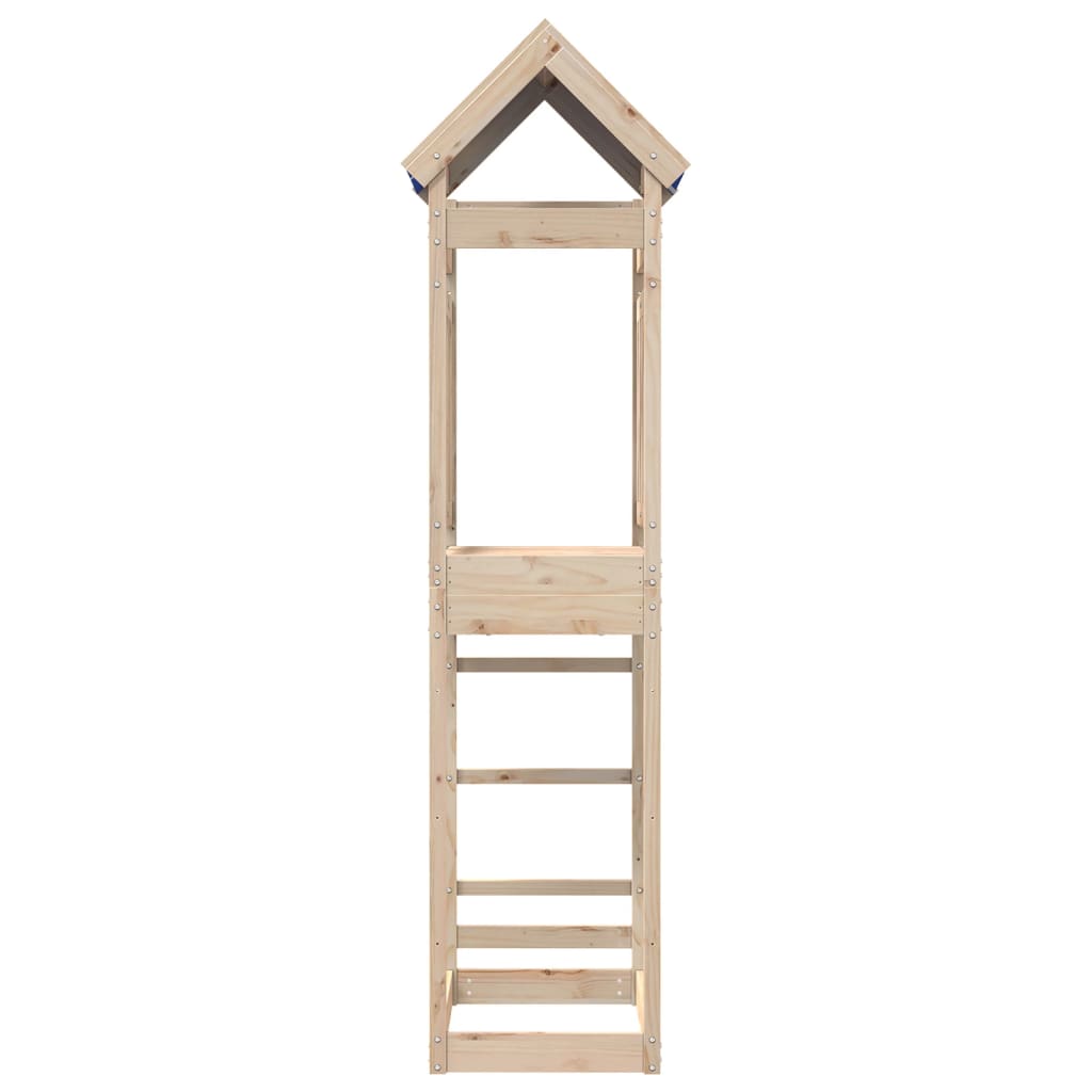 Vidaxl Play Tower 85x52.5x239 cm de pino sólido