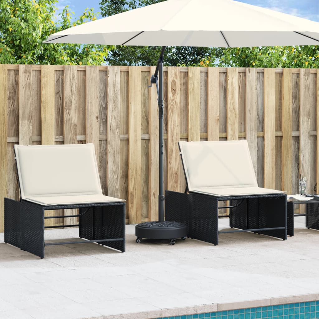 Vidaxx base de parasol con ruedas para poste de ø38 48 mm 27 kg redondo