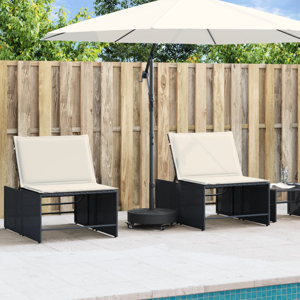 Vidaxx base de parasol con ruedas para poste de ø38 48 mm 27 kg redondo