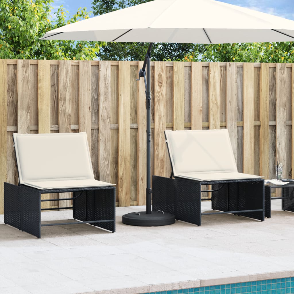 Vidaxl Base Parasol con manici per il bastone di Ø38 48 mm 25 kg rotondo