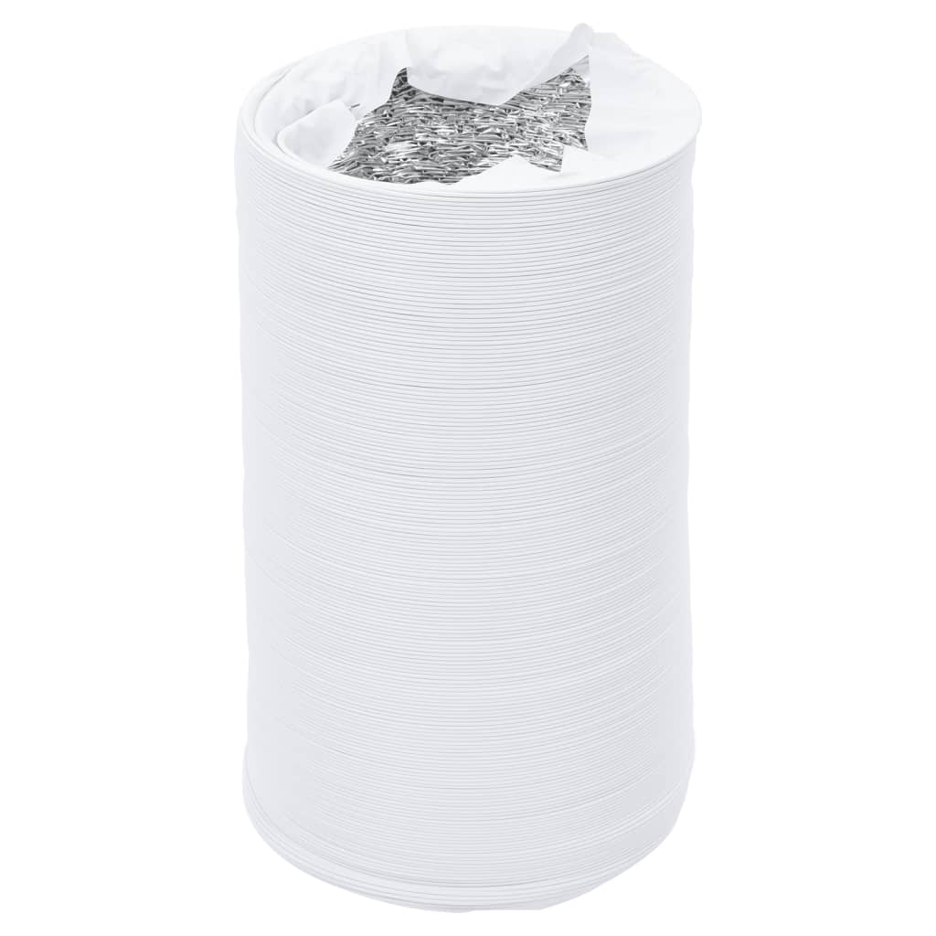 Vidaxl ventilatieslang ø10 cm 6 m aluminium en pvc