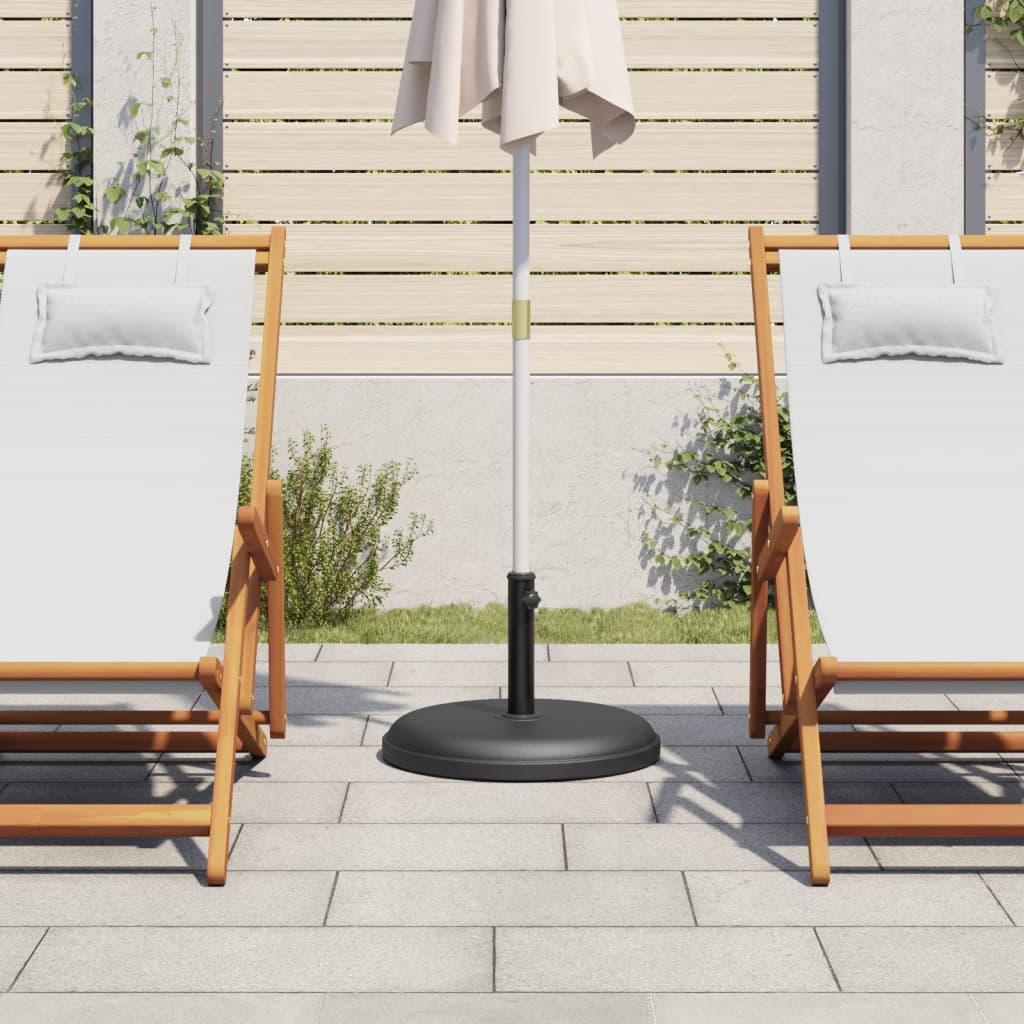 Vidaxl Pie de parasol para palos de Ø32 35 38 mm 25 kg redondo