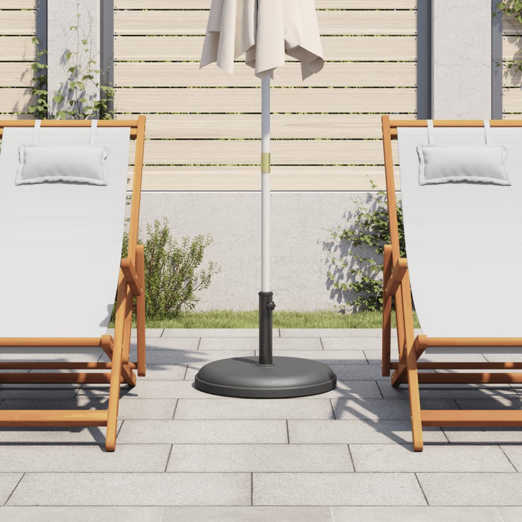 Vidaxl Pie de parasol para palos de Ø32 35 38 mm 25 kg redondo