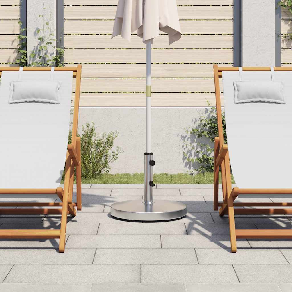Vidaxl Parasol Base per bastoncini di Ø32 38 48 mm 25 kg rotondo