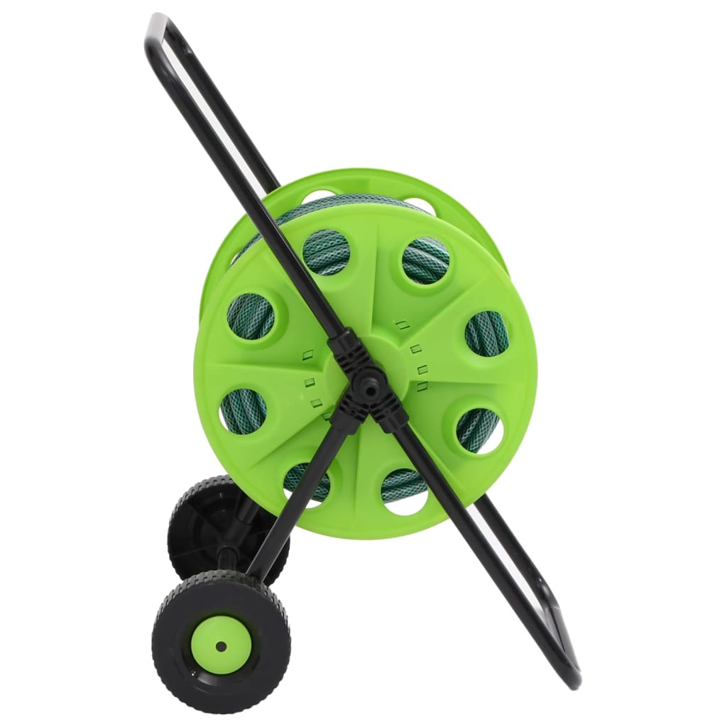 Vidaxl slanghaspelkar met 30 m slang pvc groen