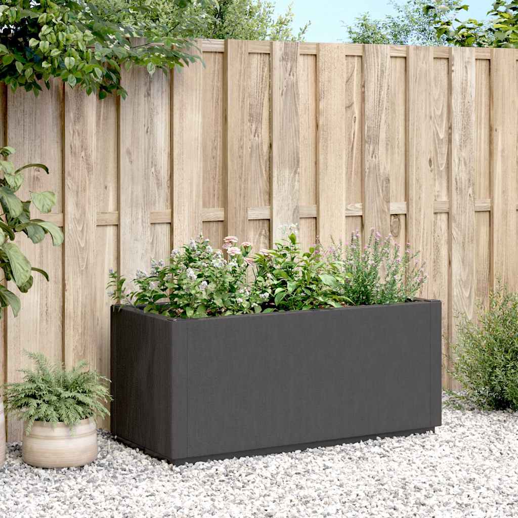 Vidaxl Planning Box 80x36x35 cm Polypropene Dark Grey