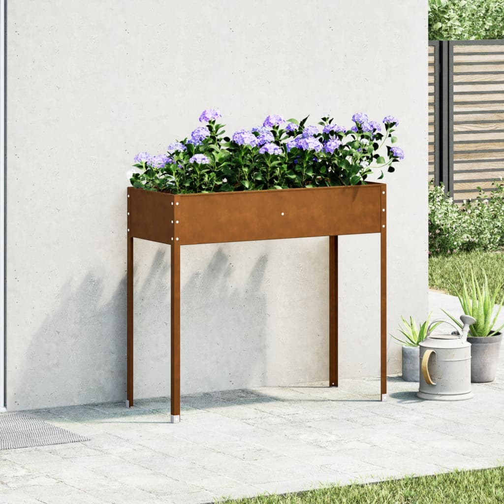 Vidaxl Planning Box 100.5x40.5x90 cm de acero meteorológico