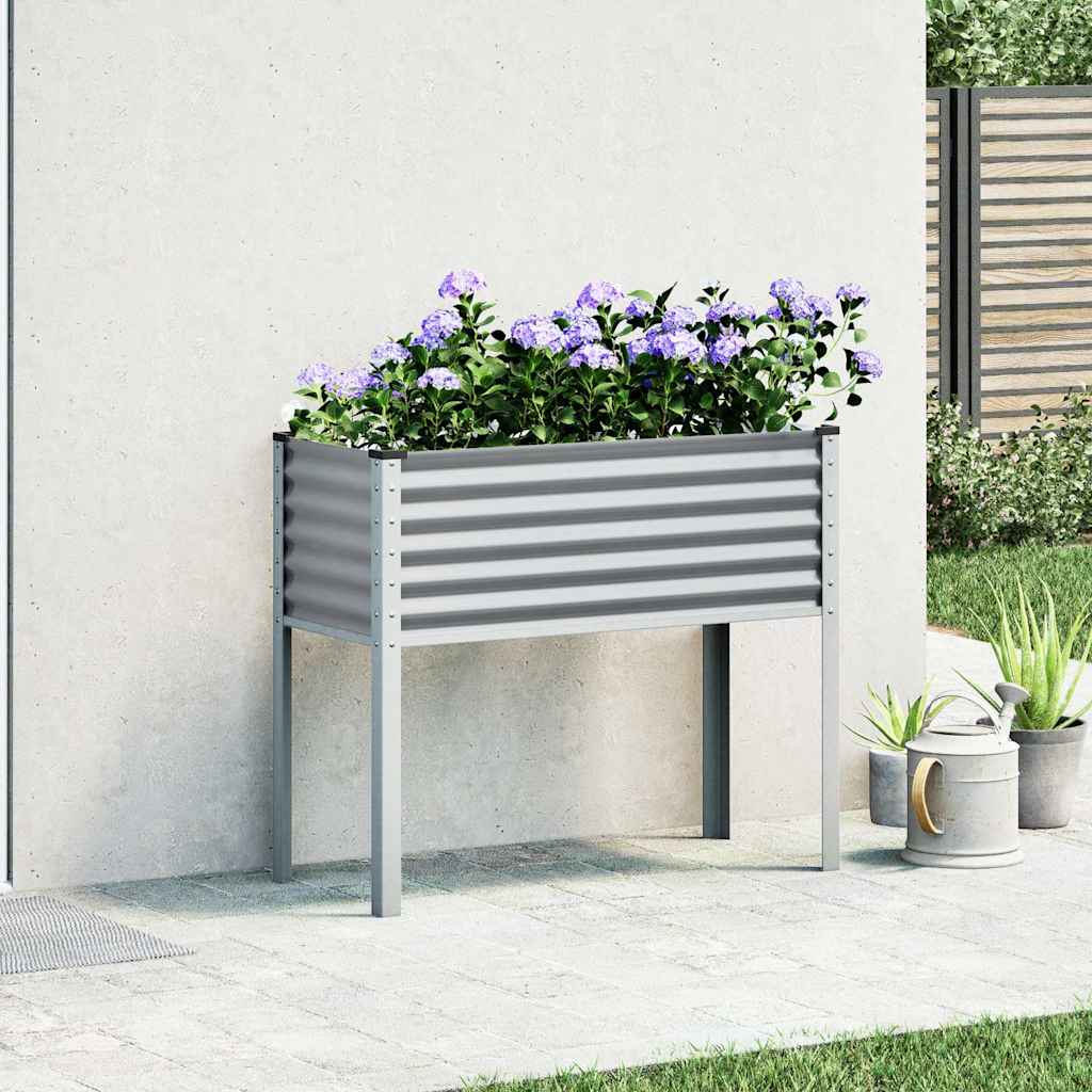Vidaxl Planning Box 100x41x90 cm de acero gris