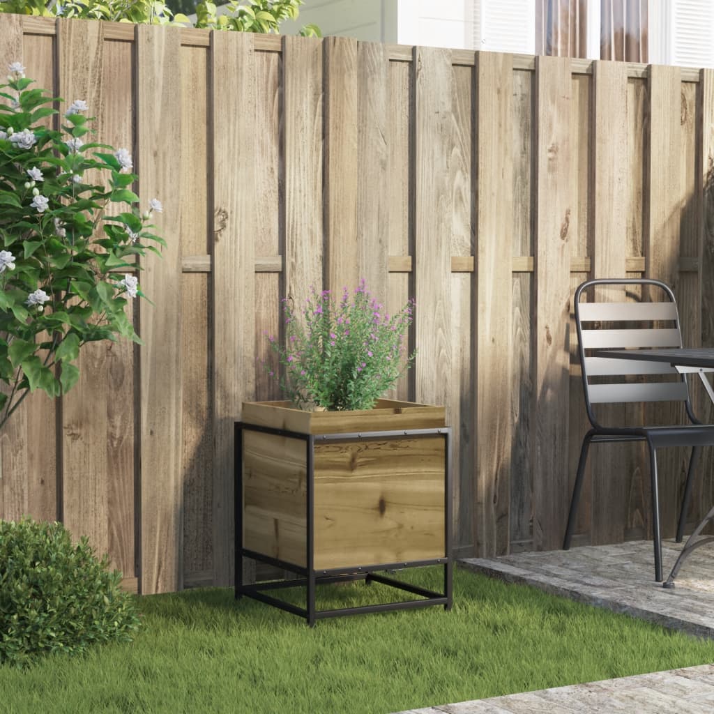 Vidaxl Planning Box 40x40x50 cm Pine impregnado
