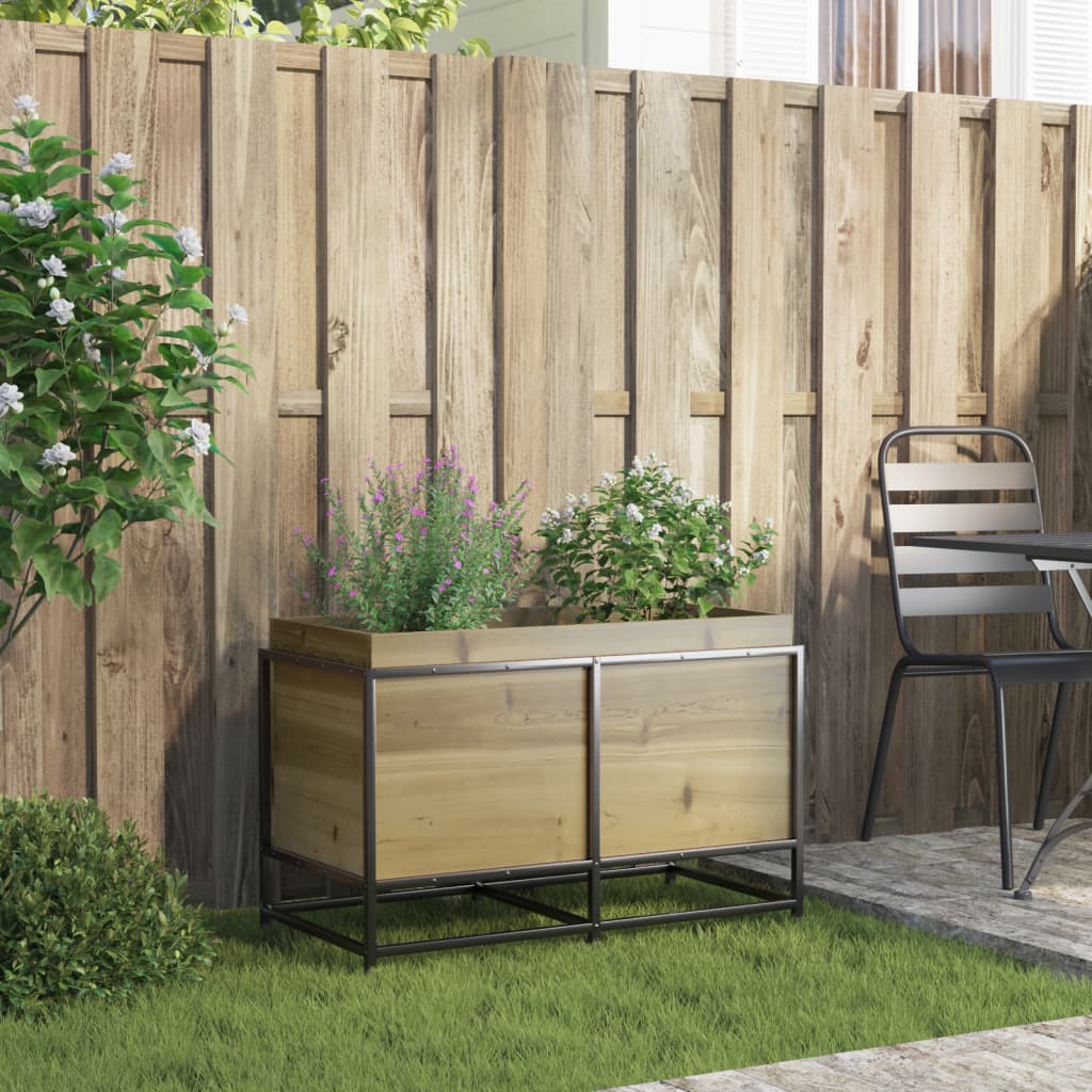 Casella di pianificazione Vidaxl 80x40x50 cm Pine impregnato