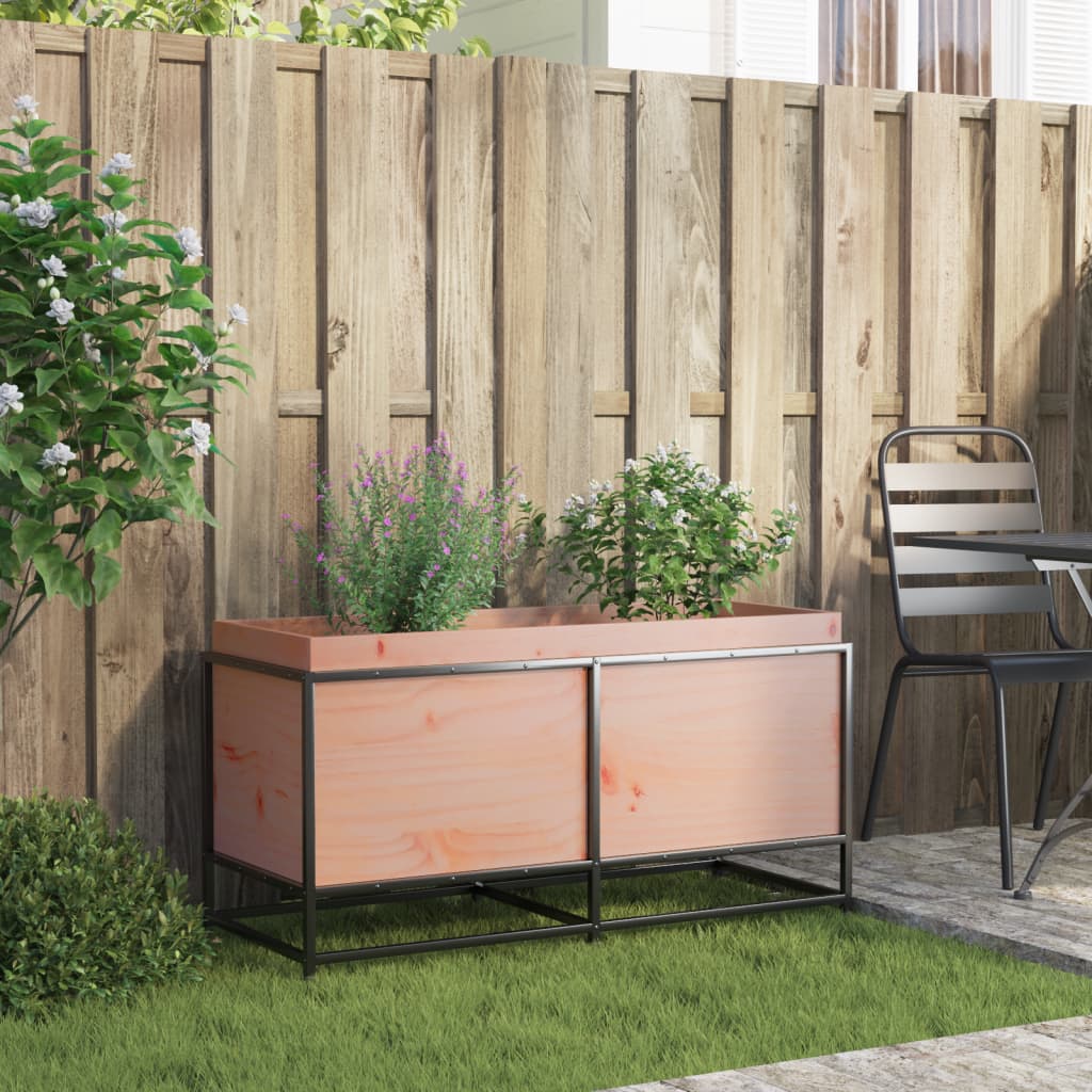 Casella di pianificazione Vidaxl 100x40x50 cm Douglashout solido