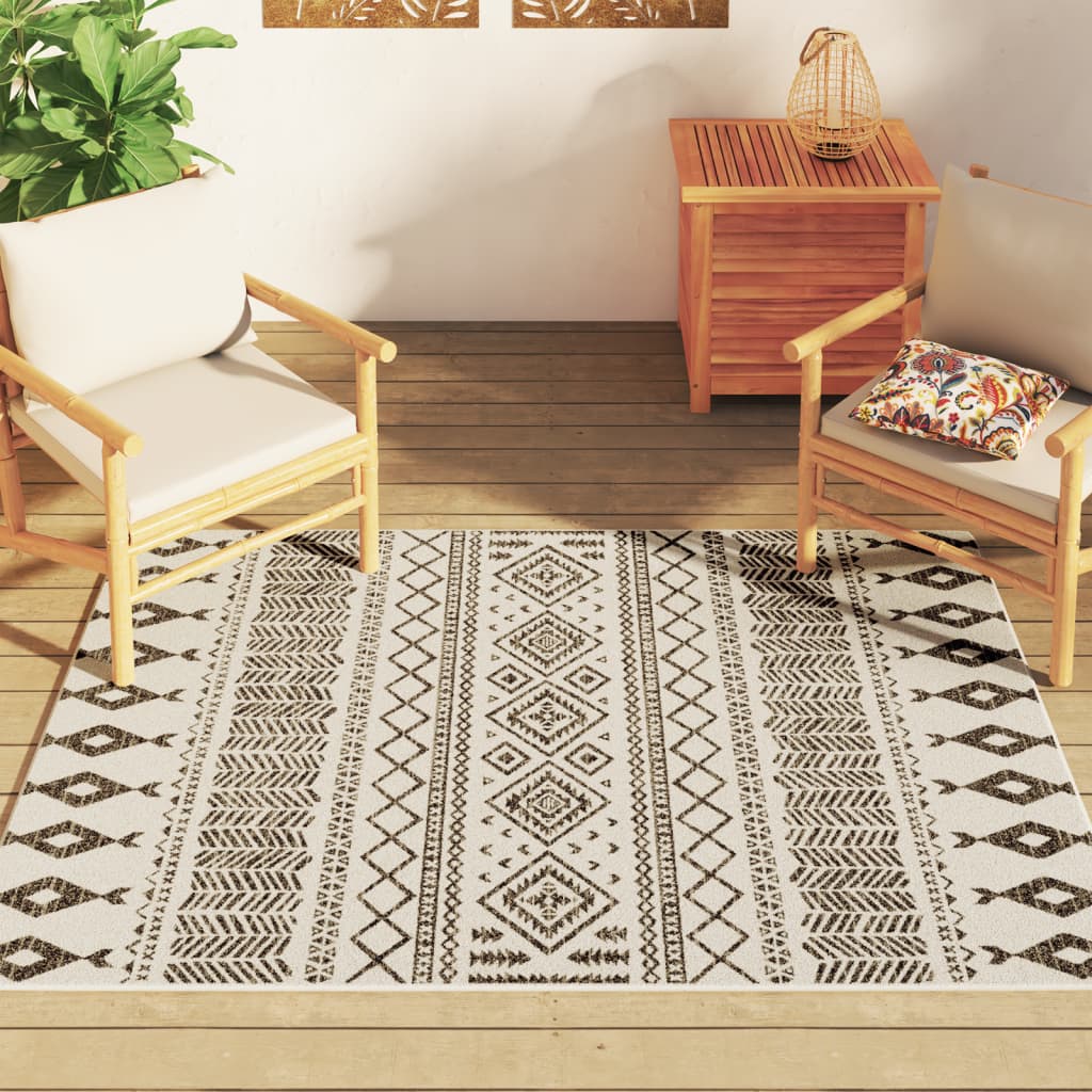Alfombra Vidaxl para el interior fuera de la potencia baja de 120x180 cm de multicolor