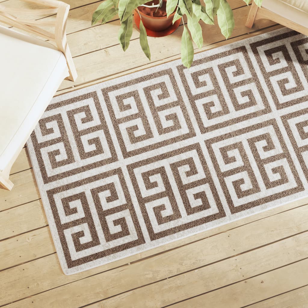 Tappeto Vidaxl per interno al di fuori di basso -pole 80x150 cm multilorato