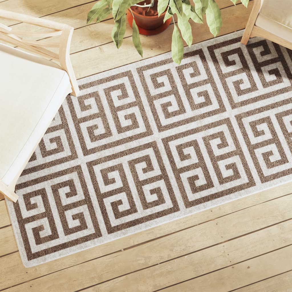 Alfombra Vidaxl para el interior fuera de la potencia baja 80x300 cm multicolor