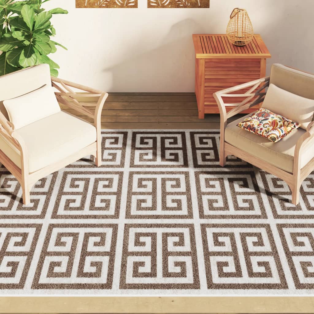 Tappeto Vidaxl per interno al di fuori -pole basso 160x230 cm multilorato