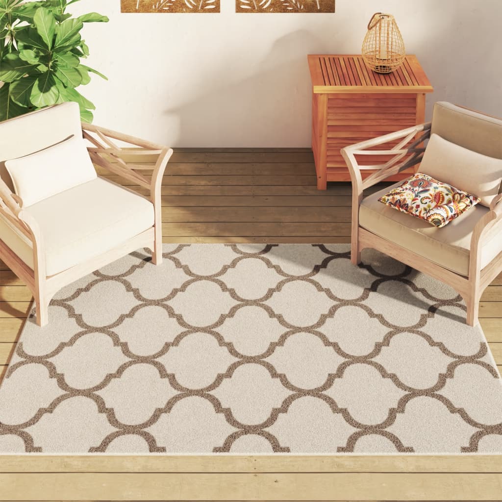 Alfombra Vidaxl para el interior fuera de la potencia baja de 120x180 cm de multicolor