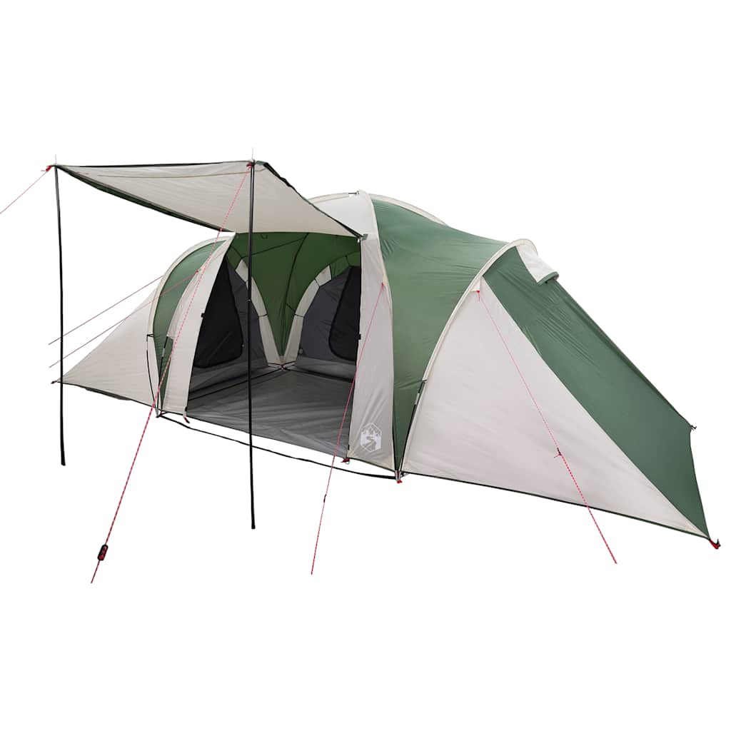 Vidaxl Dome Tenda a 6 persone impermeabile verde