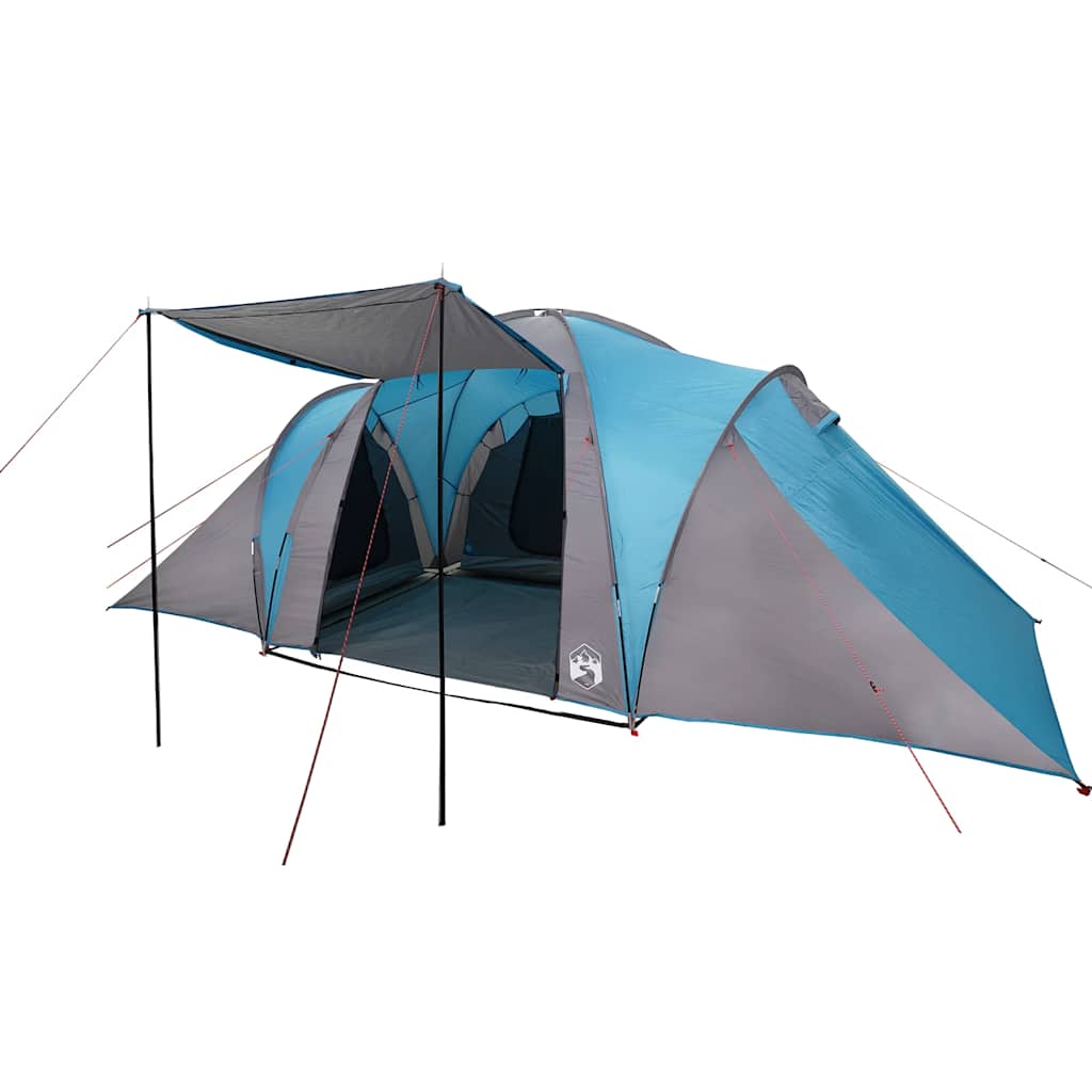 Vidaxl Dome Tent Blue impermeable de 6 personas
