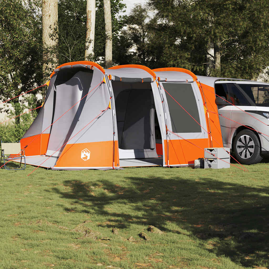 Vidaxl Autotent Waterproof Grey and Orange