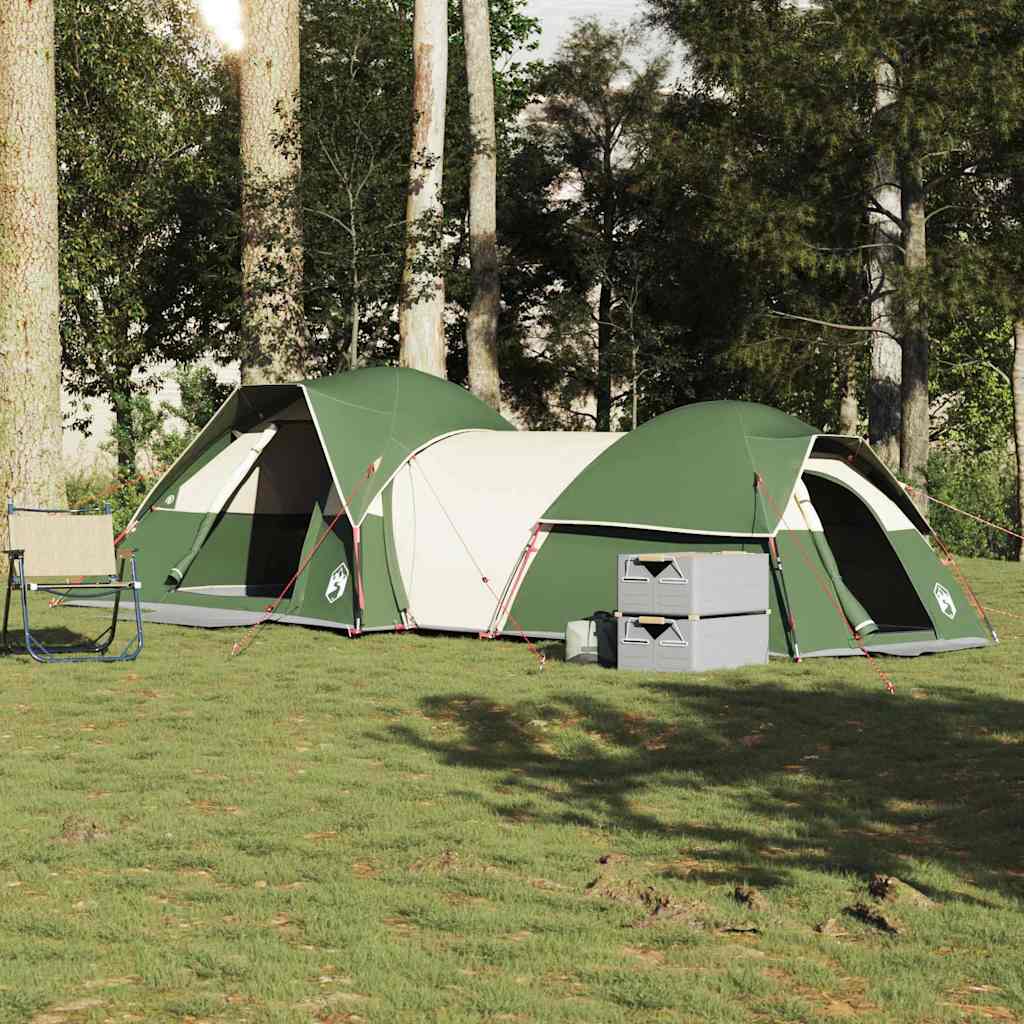 Tenda VidaXL 5 posti impermeabile verde
