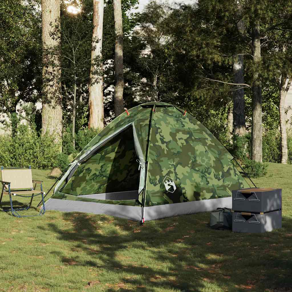 Vidaxl Dome Tent 4-Personas impermeable Camuflaje
