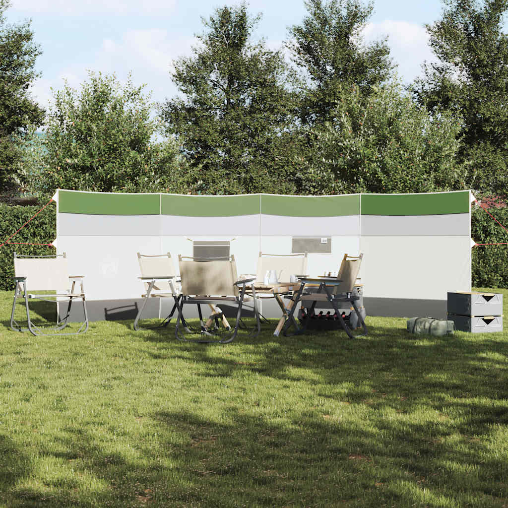 VidaXL parabrisas camping impermeable 510x153 cm verde
