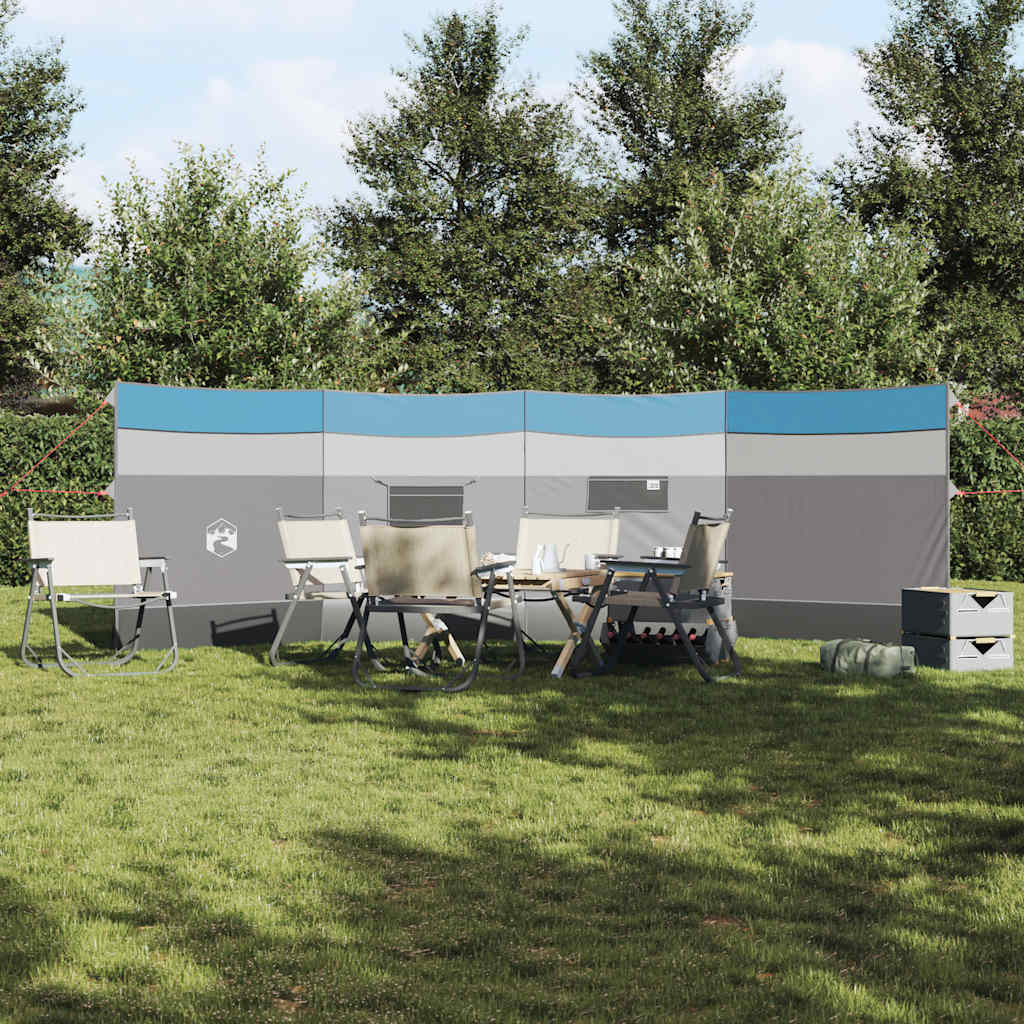 VidaXL parabrisas camping impermeable 510x153 cm azul