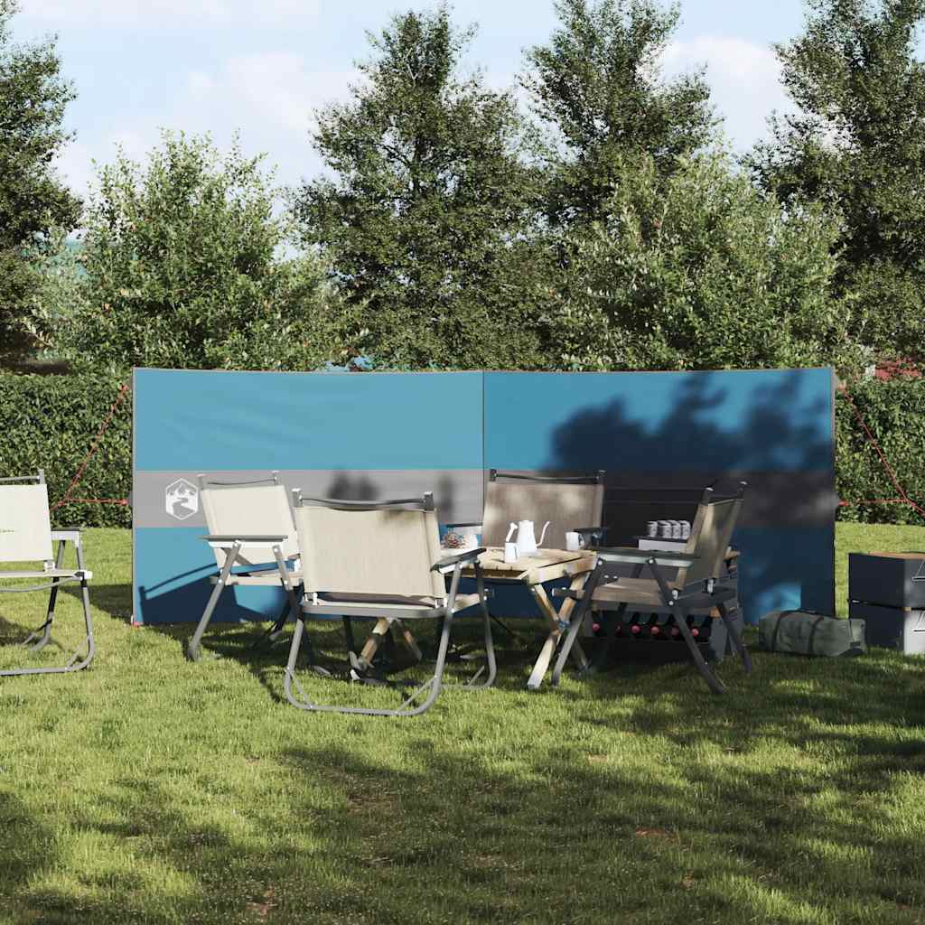 VidaXL parabrisas camping impermeable 344x120 cm azul