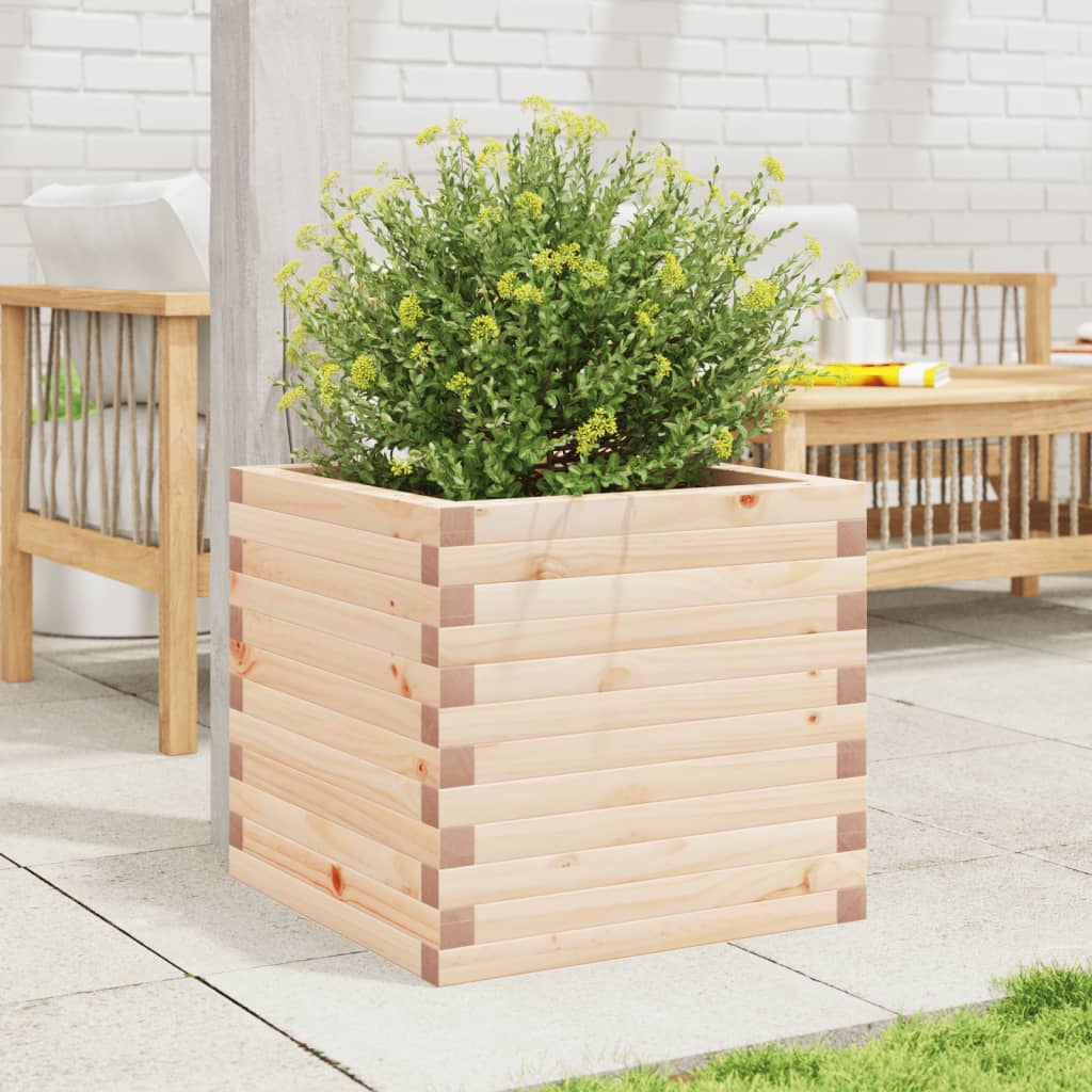 Vidaxl Planning Box 50x50x45.5 cm de pino sólido
