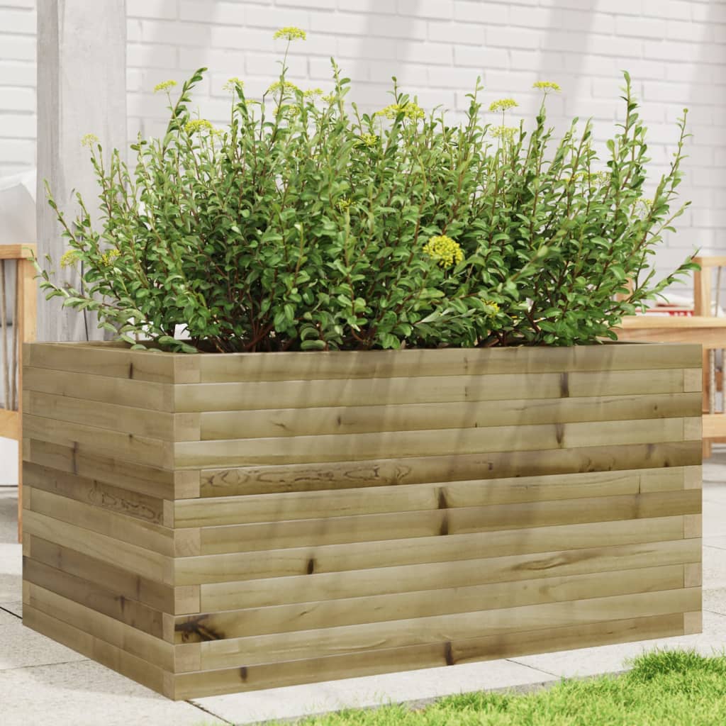 Casella di pianificazione Vidaxl 90x60x45.5 cm Pine impregnato