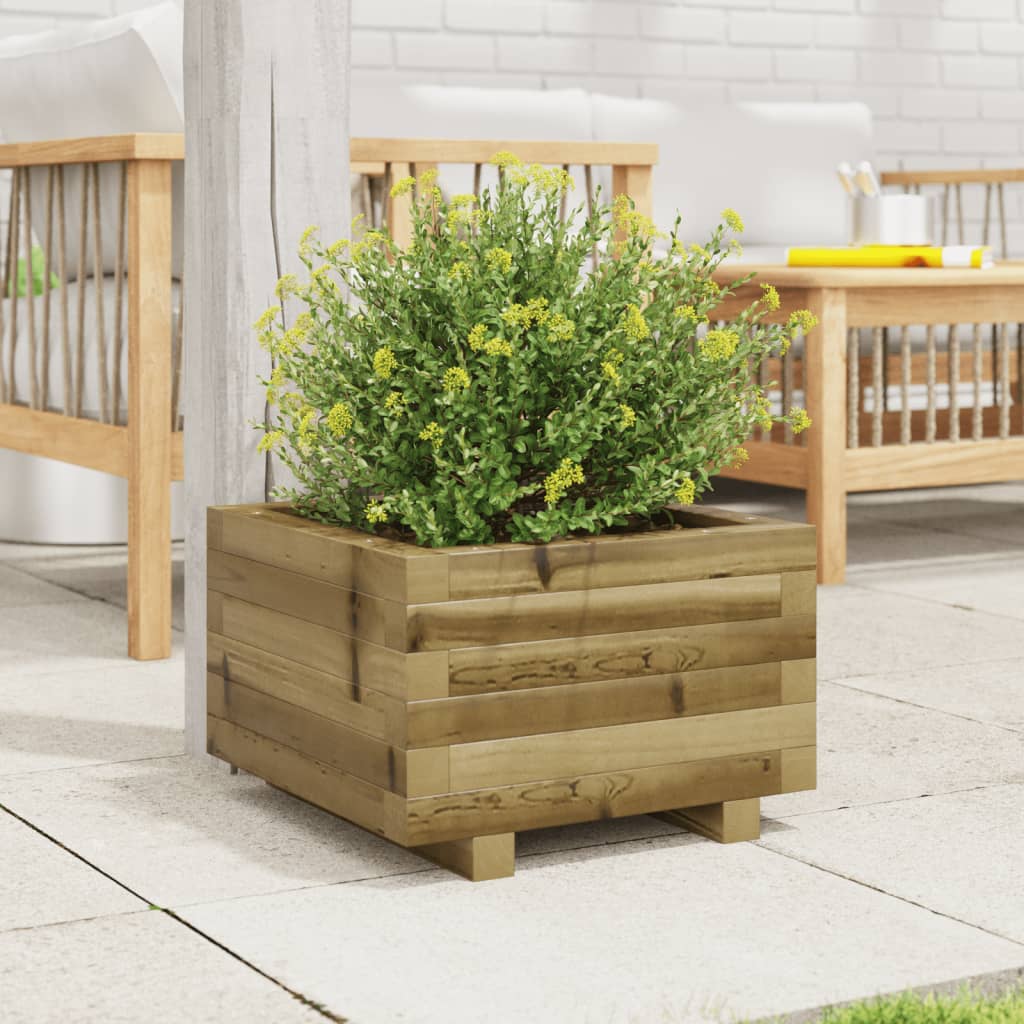 Vidaxl Planning Box 40x40x26.5 cm Pine impregnado