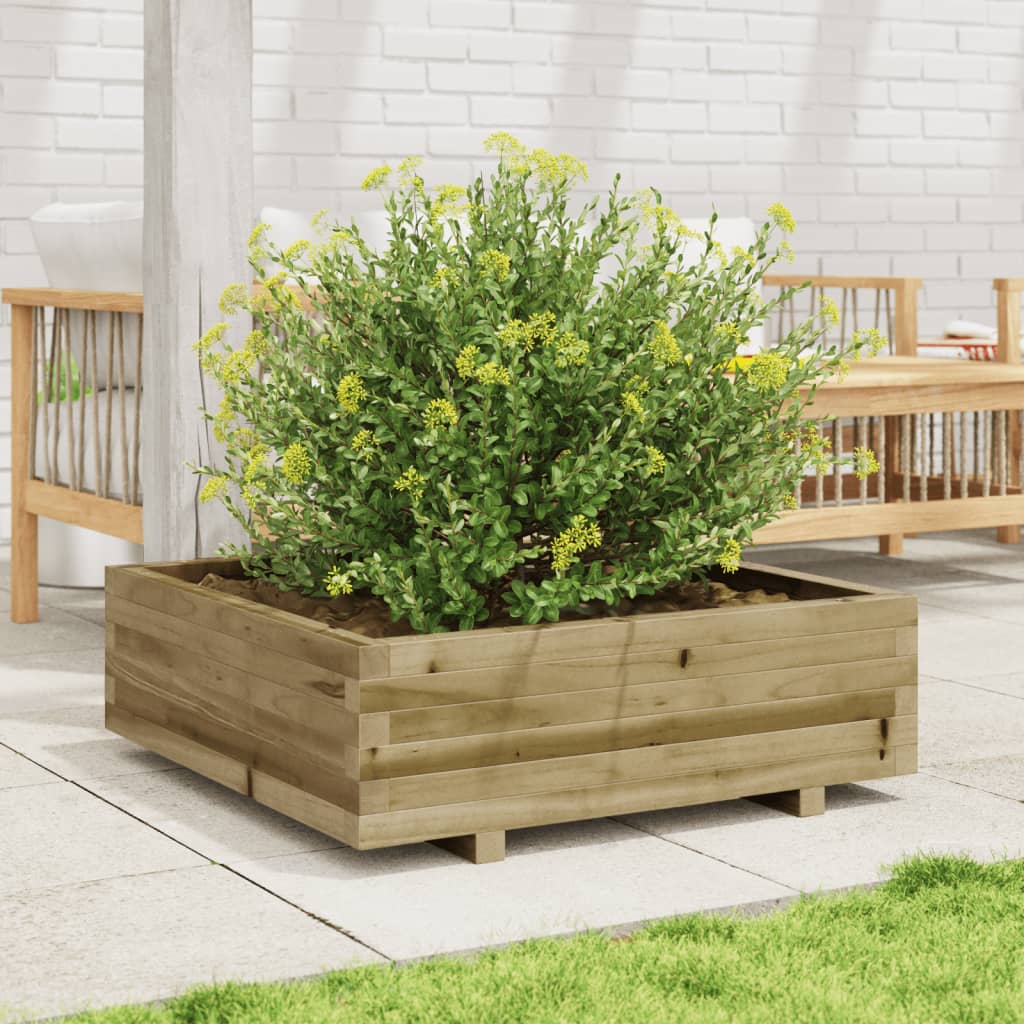 Vidaxl Planning Box 80x80x26.5 cm Pine impregnado