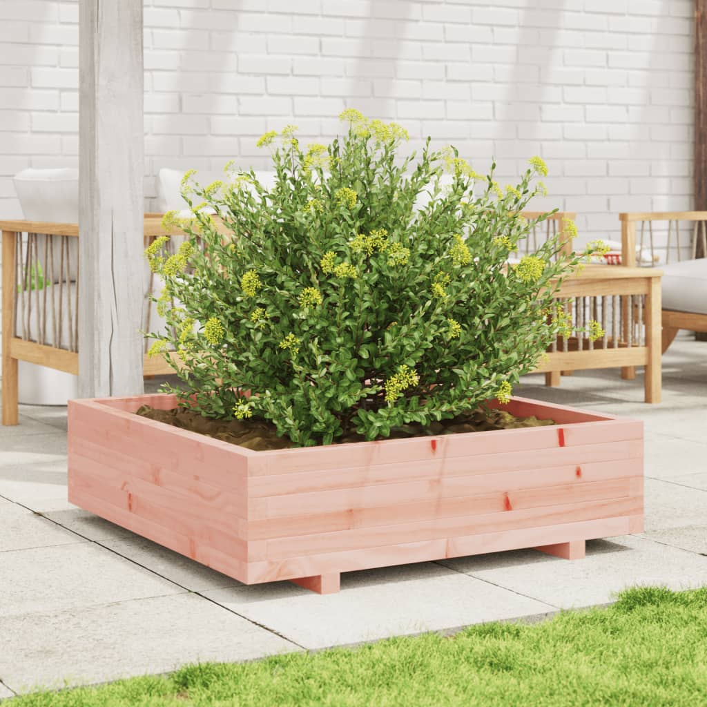 Vidaxl Plannbak 90x90x26.5 cm Douglhout sólido