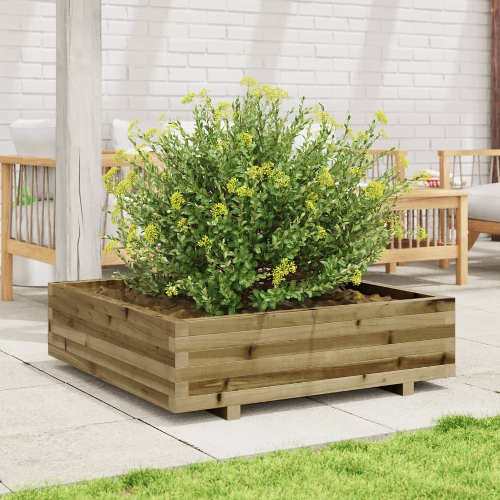 Vidaxl Planning Box 90x90x26.5 cm de madera de pino impregnada