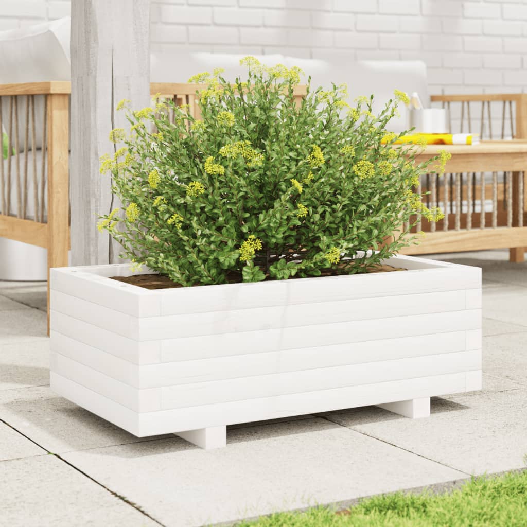 Vidaxl Planning Box 70x40x26.5 cm de pino sólido