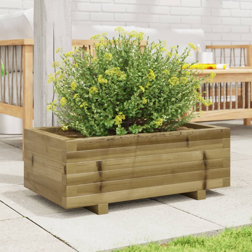 Vidaxl Planning Box 70x40x26.5 cm Pine impregnado