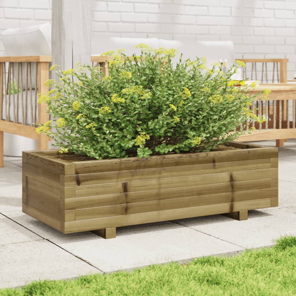 Casella di pianificazione Vidaxl 90x40x26.5 cm Pine impregnato